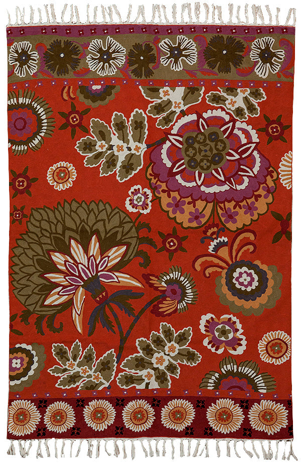 Red Blossom שטיח צמר