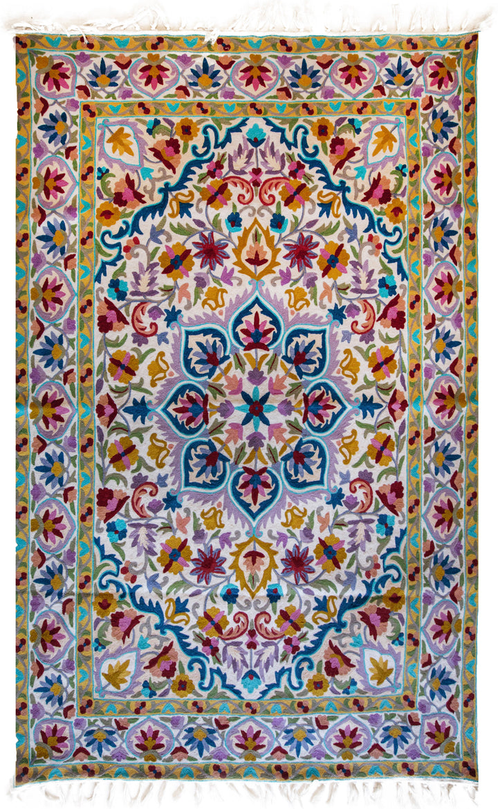 Colored Kashmir שטיח צמר